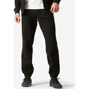 DOMYOS Pánské fitness tepláky 500 2XL ČERNÁ