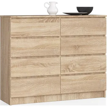 Komoda KOMODA K140 8SZ CLP PK DUB SONOMA