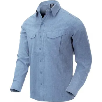 Pánská košile Košile Helikon Defender Mk2 Gentleman Shirt®, Melange Light Blue