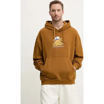 Dámská mikina Bavlněná mikina adidas Originals Graphic Lo Hd JW0167 hnědá 82X, vel. M