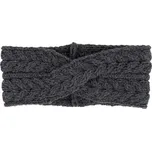 Vlnka Vlněná překřížená čelenka Supersoft Merino tmavě šedá velikost oblečení Uni