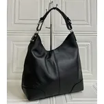 Dámská kožená kabelka 5375 černá, MAXFLY