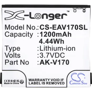 Baterie pro mobilní telefon Baterie Cameron Sino CS-EAV170SL pro Emporia Life+ - neoriginální