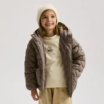 Reserved - Tenká prošívaná bunda - kávová - 213EX-84X - 213EX-84X-146