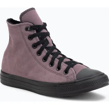 Pánská obuv Tenisky Converse Chuck Taylor All Star Hi Suede Faux Fur grey/purple