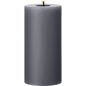 Svíčka Led svíčka Pillar 15 cm "Dark Slate" Ester & Erik