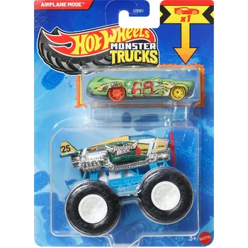 auto na autodráhu Hot Wheels Monster Trucks Airplane Mode