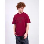 Carhartt WIP S/S Faded Pond Corps T-Shirt Marsala heavy stone wash M