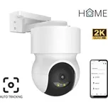 iGET HOME Camera CS8 White - WiFi 2K IP kamera otočná, noční vidění, audio, IP65, auto tracking