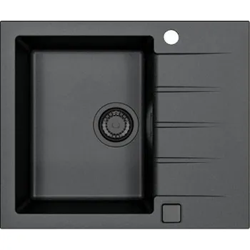 Kuchyňský dřez Granitový dřez Alveus CADIT 10 Černá s černou výpustí