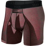 Pánské boxerky Saxx Kinetic Light-Compression Mesh Boxer Brf Optic Mountain-Drk Brick S