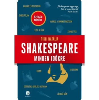 Beletrie pro dospělé Shakespeare minden időkre (Pikli Natália)(Pevná)
