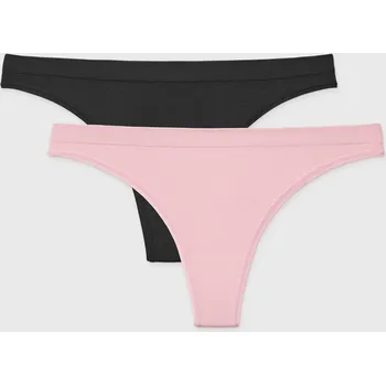 Kalhotky 2PACK Tanga RIB