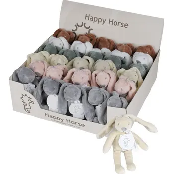 Hračka pro nejmenší Happy Horse Králíček Richie Mini 19 cm Modrá