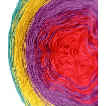 Galanterie YarnMellow Duhová příze Butterfly 25 - Párty