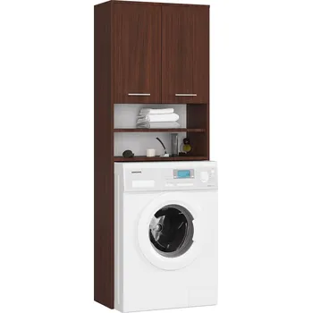 Koupelnový nábytek KOUPELNA SKŘÍŇKA FIN NAD PRAČKU WENGE