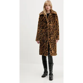 Dámský kabát Kabát HUGO Mafelda-1 50547609 hnědá 82X, vel. 38