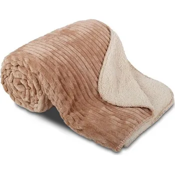 deka Sleep-well Deka OVEČKA® - Manžestr 150x200cm - ČOKOLÁDA