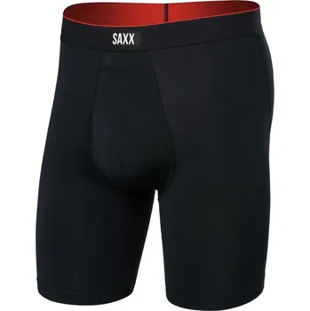 Pánské spodní prádlo Boxerky SAXX MULTI-SPORT MESH LONG BOXER BRIEF FLY Man velikost M