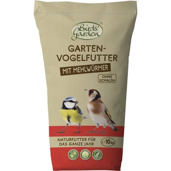 Krmivo pro ptáka Birds Garden krmivo pro zahradní ptactvo s moučnými červy, 10 kg