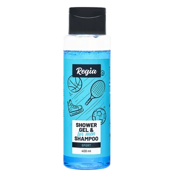 Šampon Šampon a sprchový gel Regia Sport for men 400 ml