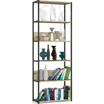 regál INDUSTRIÁLNÍ REGÁL 700 ČERNÝ/DUB ARTISAN