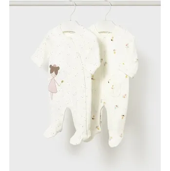 Kojenecký body Kojenecké body Mayoral Newborn 2-pack 2703.2D.Newborn.9BYA béžová 01X, vel. 70