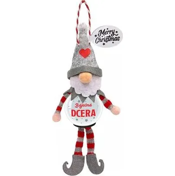 Vánoční dekorace ALBI Sněžítko skřítek - Báječná dcera