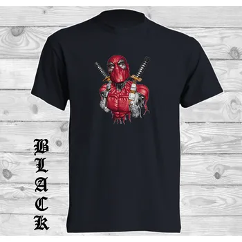 levne-bavlnene-tricko-potisk-ninja Barva: Black -černá, velikost: 4XL