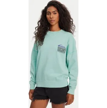 Pánská mikina Quiksilver Mikina EQWFT03179 Tyrkysová Oversize XL