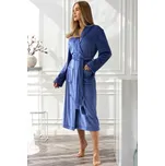 Dámský župan LaL Aura Modrá 2XL