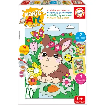 EDUCA Malování podle čísel: Králík a Křeček