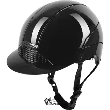 Jezdectví Přilba Swing -H24 GLOSSY- - Černá - 51-55cm