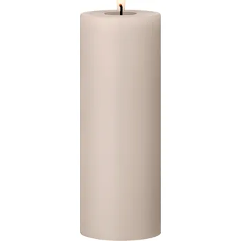 Svíčka Led svíčka Pillar 20 cm "Linen Grey" Ester & Erik