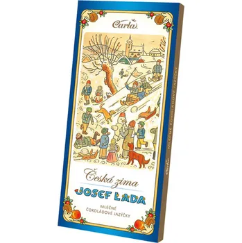 Bonbon Carla Čoko Jazýčky Česká Zima Lada 50g cena za kartonové balení (Kartonové balení : 15 ks)