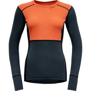 Dámské termoprádlo Devold Lauparen Merino 190 Shirt Wmn Velikost: S / Barva: CORAL/NIGHT/INK