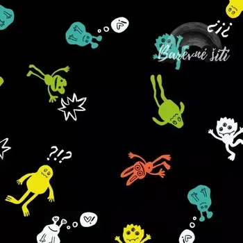 Úplet Příšerky neon (E) (Kvalitní úplet z Holandska)