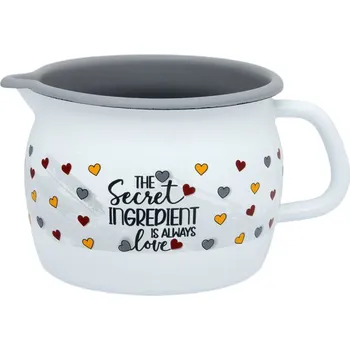 Metalac LOVE, Hrnek s výlevkou 12 cm, 1,3 l