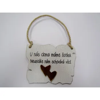 Cedulka - 14 x 11 cm - Šotek