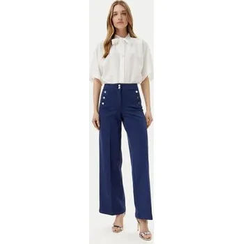 Dámské džíny Silvian Heach Jeansy Serrano GPP25086JE Modrá Wide Leg 31