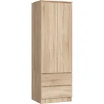 SZAFA STAR S 60 cm 2 DRZWI 2 SZUFLADY PK SONOMA