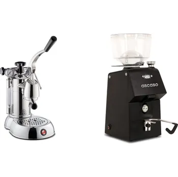Kávovar La Pavoni Stradivari Professional Lusso + Ascaso H64, black