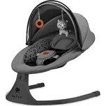 KINDERKRAFT - Dětské houpátko s melodií 2v1 LUMI 4xAAA tmavě šedá
