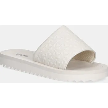 Dámské pantofle Pantofle Michael Kors TEAGAN MERRICK béžová barva, MK01372270 00X, EUR 32