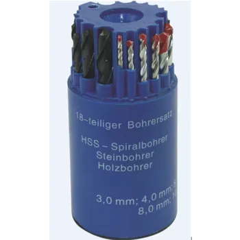 Vrták Sada vrtáků v combi boxu, 18 dílů, PTG 380109518