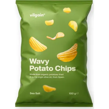 Chips Vilgain Vroubky BIO – mořská sůl 100 g