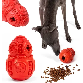 Hračka pro psa Červená žvýkací míč pro psy PJ-046