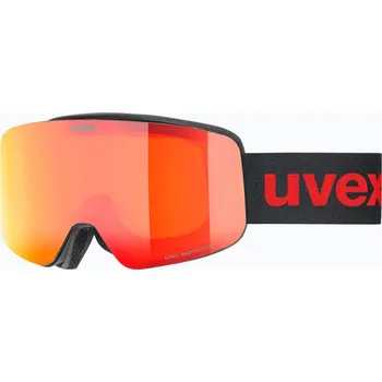 Brýle UVEX PWDR FM Black Matt / Mirror Red (S2)