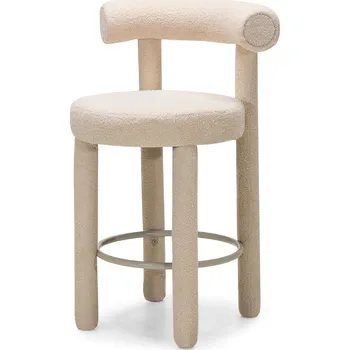 Barová židle Barová židle Pedro 2.0, béžová, boucle