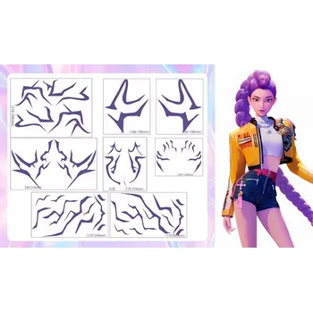 Odstranitelné tetování Rumi tetovanie na celé telo - šrámy